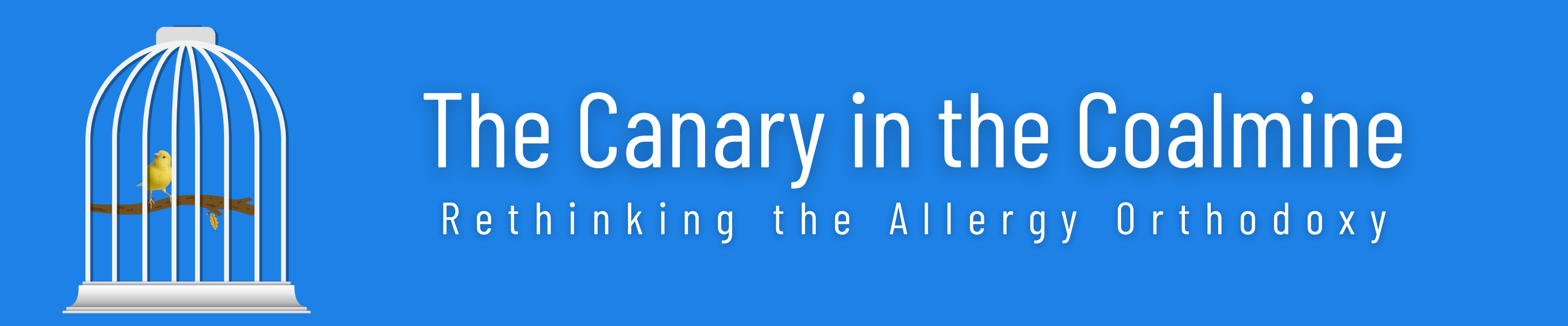 Abstract header representing the concept of rethinking allergy orthodoxy